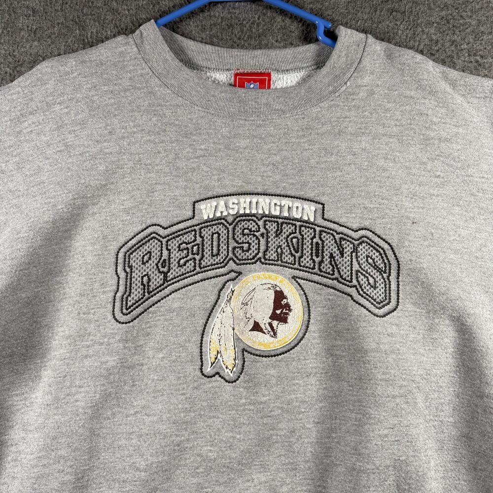 Vintage Washington Redskins Sweatshirt Mens XL Gray NFL Football Crewneck 2003